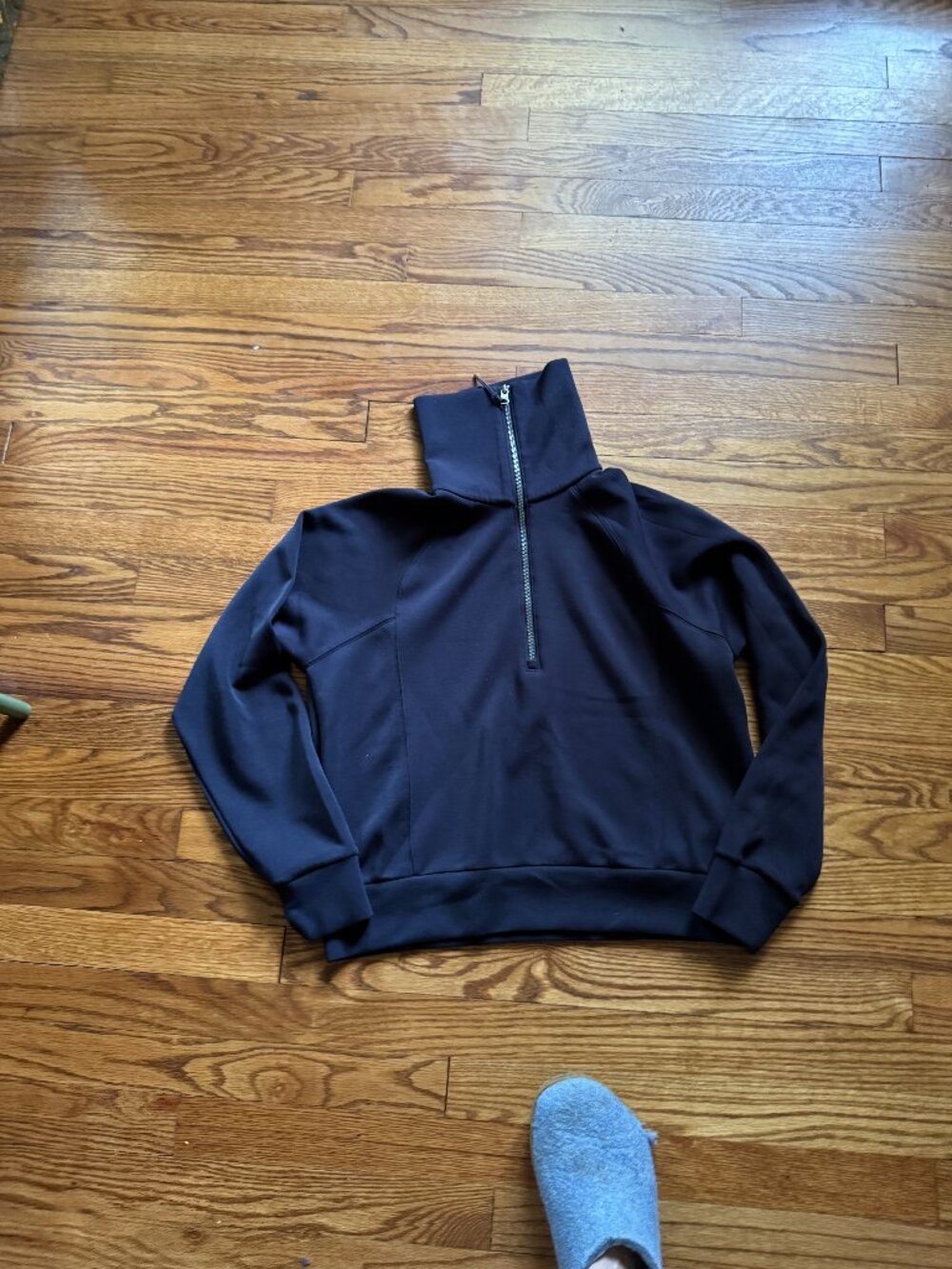 Spanx Airessentials Half Zip in Timeless Navy - Picture 2 of 4